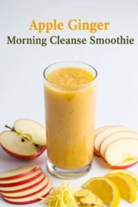 Apple Ginger Morning Cleanse Smoothie