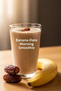 Banana-Date Morning Smoothie