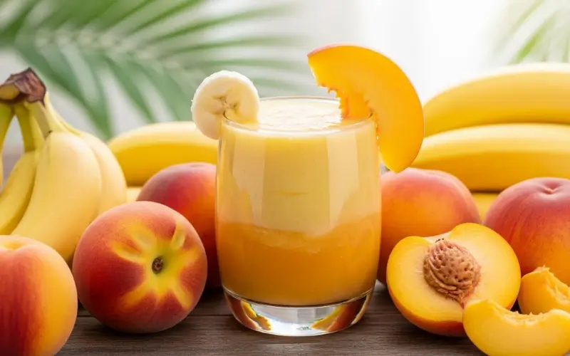 Banana Peach Smoothie