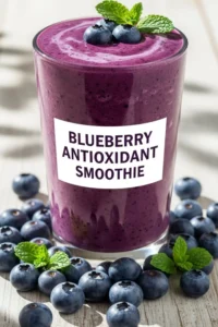 Blueberry Antioxidant Smoothie