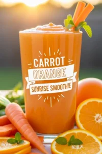 Carrot Orange Sunrise Smoothie