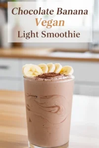 Chocolate Banana Vegan Light Smoothie