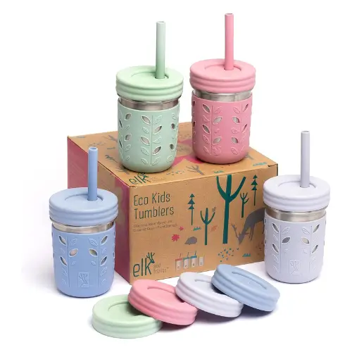 Elk and Friends Cups