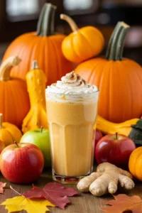Ginger Pumpkin Apple Smoothie