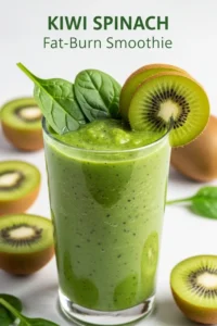 Kiwi Spinach Fat-Burn Smoothie