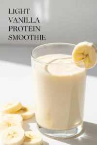 Light Vanilla Protein Smoothie