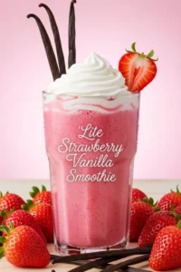 Lite Strawberry Vanilla Smoothie
