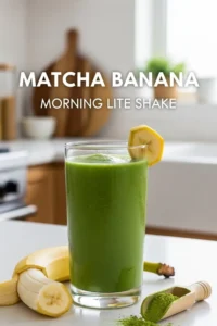 Matcha Banana Morning Lite Shake