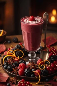 Mulled Berry Autumn Smoothie