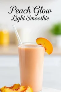 Peach Glow Light Smoothie