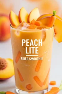 Peach Lite Fiber Smoothie