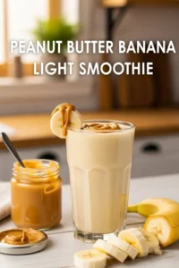Peanut Butter Banana Light Smoothie