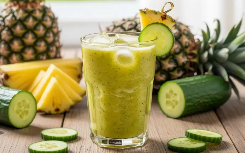 Pineapple Cucumber Smoothie