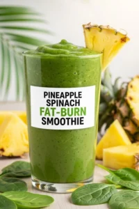 Pineapple Spinach Fat-Burn Smoothie