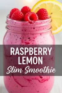 Raspberry Lemon Slim Smoothie