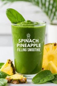 Spinach Pineapple Filling Smoothie