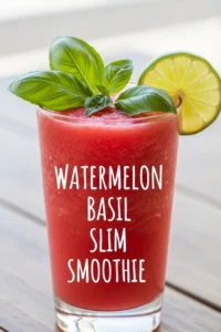 Watermelon Basil Slim Smoothie