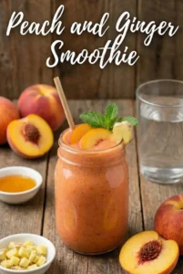 Peach and Ginger Smoothie