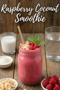 Raspberry Coconut Smoothie