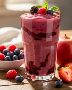 Apple Berry Morning Smoothie