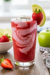 Apple Strawberry Weight Loss Smoothie