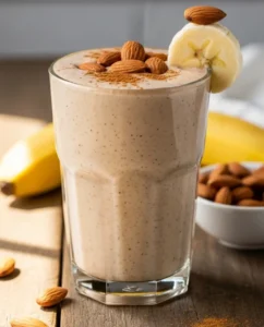 Banana Almond Protein Smoothie