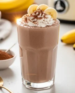 Banana Cocoa Morning Smoothie