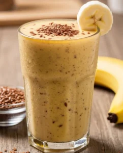 Banana Flaxseed Protein Smoothie