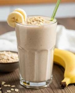 Banana Oat Protein Smoothie