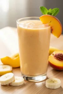 Banana Peach Weight Loss Smoothie