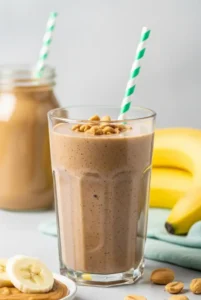 Banana Peanut Butter Protein Smoothie