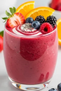 Berry Orange Weight Loss Smoothie