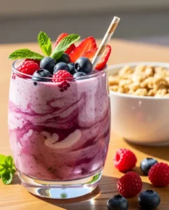 Berry Yogurt Morning Smoothie