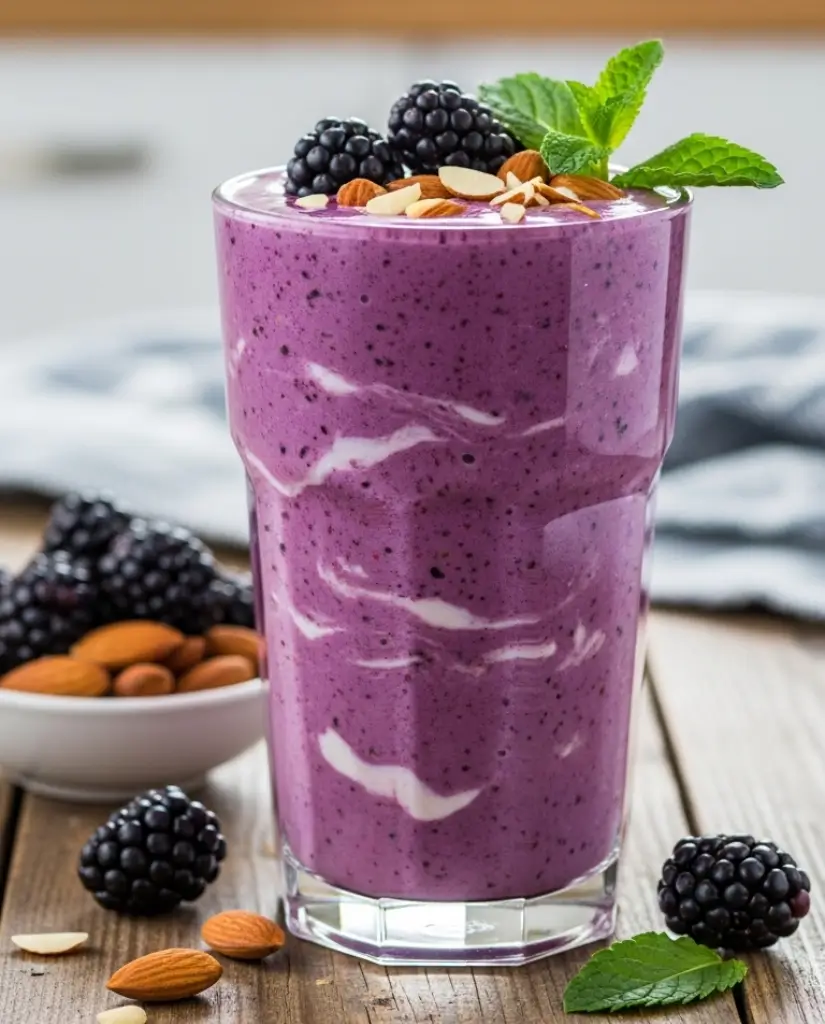 Blackberry Almond Control Smoothie