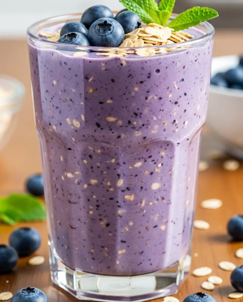 Blueberry Oat Smoothie
