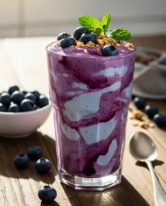 Blueberry Yogurt Morning Smoothie