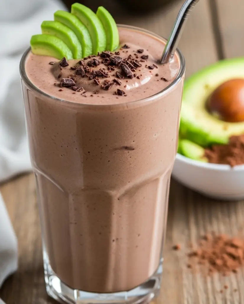 Chocolate Avocado Keto Smoothie