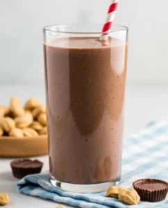 Chocolate Peanut Butter Protein Smoothie
