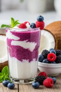 Coconut Berry Fat Burning Smoothie
