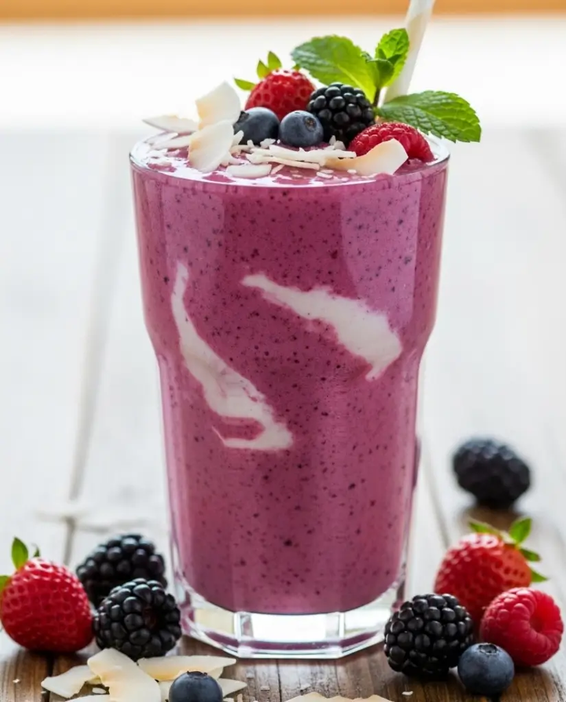 Coconut Berry Focus Smoothie