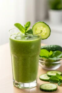 Cucumber Mint Detox Smoothie