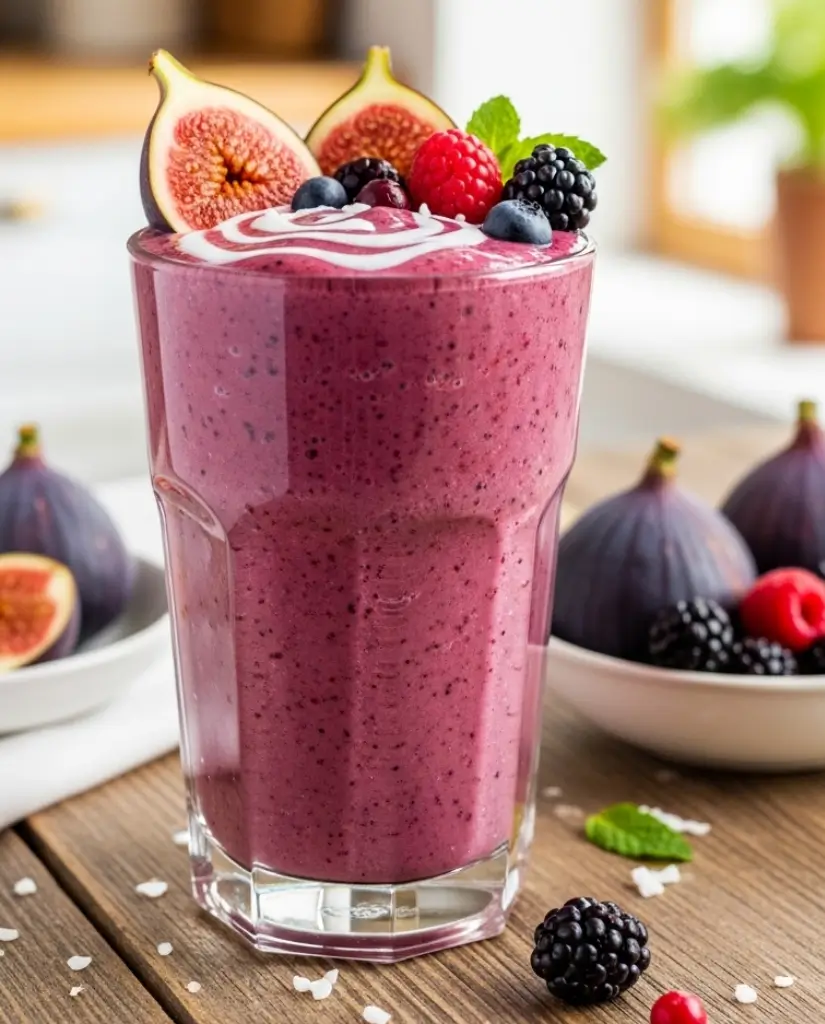 Fig Berry Clear Complexion Smoothie