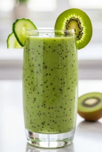 Kiwi Cucumber Fat Burning Smoothie