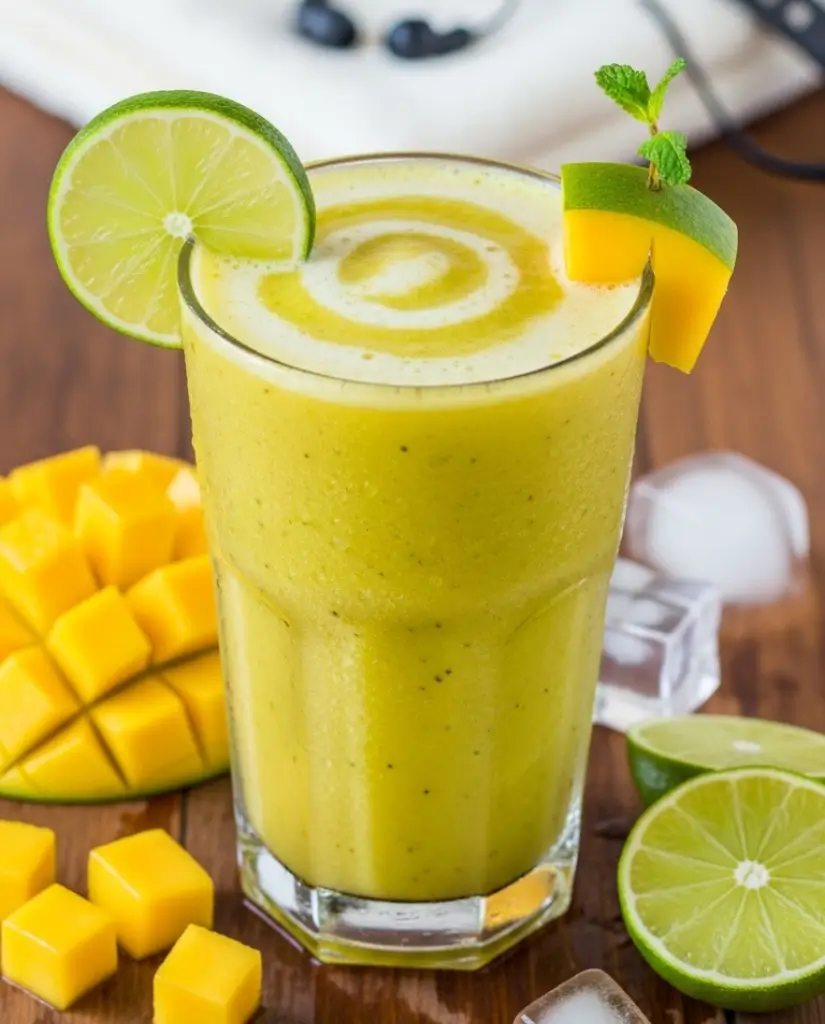 Mango Lime Pre Workout Smoothie