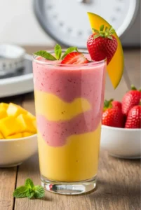 Mango Strawberry Weight Loss Smoothie