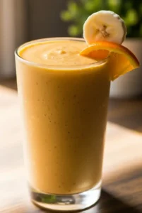 Orange Banana Weight Loss Smoothie