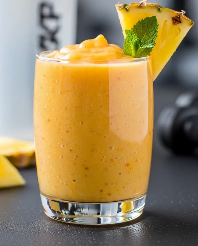 Orange Pineapple Pre Workout Smoothie
