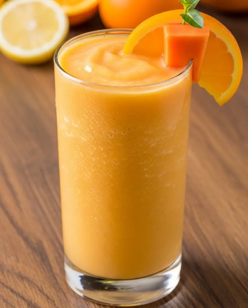 Papaya Citrus Radiance Smoothie