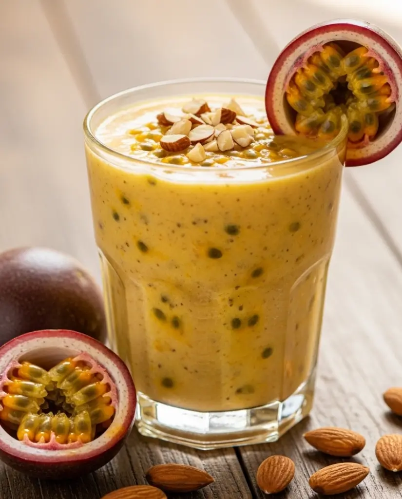 Passion Fruit Almond Glow Smoothie