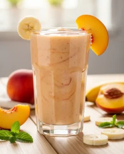 Peach Banana Morning Smoothie
